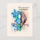 Recherche de columbine cartes postales Aquarelle