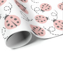 Recherche de coccinelles papier cadeau Nature