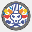 Recherche de os croisés autocollants Squelette