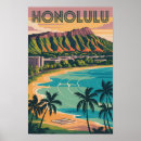 Suche nach honolulu poster Retro vintage