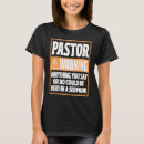 Recherche de pastor tshirts Ministre