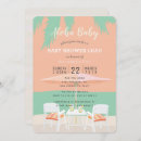 Recherche de beach baby shower invitations Palmier