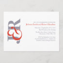 Recherche de non traditionnel invitations Monogramme