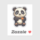 Suche nach cartoon panda aufkleber Bamboo