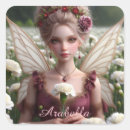 Recherche de fée rouge autocollants Imaginaire