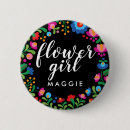 Recherche de fillette badges Flower girl