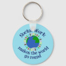 Recherche de profession porteclés Travail social