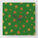 Suche nach schneeflocke wanduhren Muster