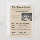 Recherche de papier journal invitations Fête