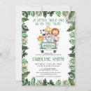 Recherche de wild one baby shower invitations Verdure tropicale