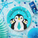 Recherche de anniversaire de pingouin assiettes Capricieux