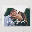 Recherche de fiançailles annonce cartes Nous sommes fiancés