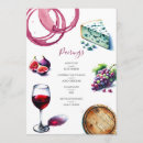 Recherche de vin mariage menus Aquarelle