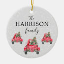 Recherche de red truck christmas decor Family