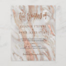 Recherche de marbre mariage invitations Luxe