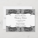 Recherche de lace save the dates Blanc