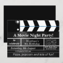 Recherche de soirée cinéma invitations Fête d'anniversaire de cinéma