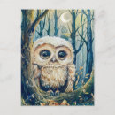 Recherche de petit hibou cartes postales Animal