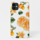 Recherche de orange fruit iphone coques Aquarelle