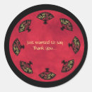 Recherche de dragon chinois rouge autocollants Japonais