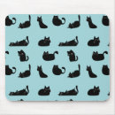 Suche nach blaue katze mousepads Schwarz