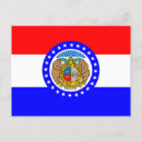 Recherche de drapeau missouri cartes postales Jefferson