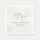 Recherche de neige serviettes Baby shower non sexiste