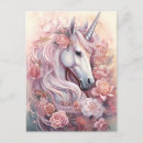 Recherche de belle licorne cartes postales Mignon