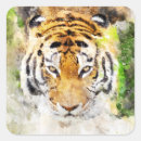 Recherche de tête de tigre autocollants Sauvage