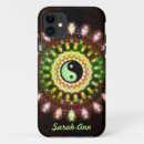 Recherche de symbole de yoga iphone coques Mandala