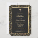 Recherche de noir baptême invitations Unique