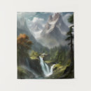Recherche de montagne de cascade art Contenu générationnel