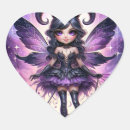 Recherche de coeur gothique autocollants Ailes