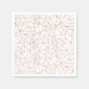 Recherche de cuivre serviettes Géométrique