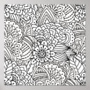 Recherche de style 2 de fleu art Livre de coloriage