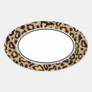 Recherche de coeur léopard autocollants Empreinte de léopard