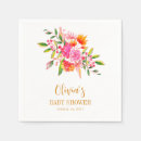 Suche nach rosa blumen papierservietten Babyparty