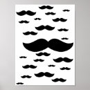 Recherche de moustache posters Noir