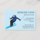 Recherche de skieur cartes visite Hiver