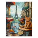 Recherche de café de matin posters Chat