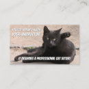Recherche de chats drôles cartes visite Pour animaux