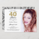 Recherche de 40 ans invitations Parties scintillant