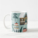 Recherche de chalet de ski tasses Vintage