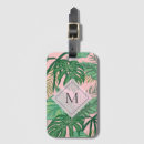 Recherche de tropical bagages étiquettes Rose