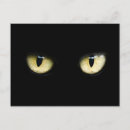 Suche nach schwarze katze mit gelben augen postkarten Halloween