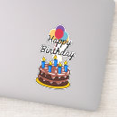 Suche nach geburtstagskuchen mit kerzen aufkleber Glücklicher geburtstag