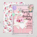 Recherche de glam anniversaire invitations Rose