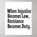 Suche nach ungerechtigkeit poster Widerstand