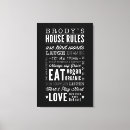Suche nach house rules poster Modern