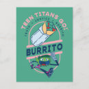 Recherche de burrito cartes postales Super héros